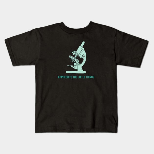 Apreciate the little things Kids T-Shirt by High Altitude